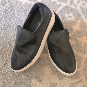 J Slides women’s slip on leather platform sneakers